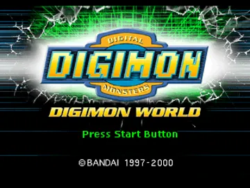 DigimonWorld (JP) screen shot title